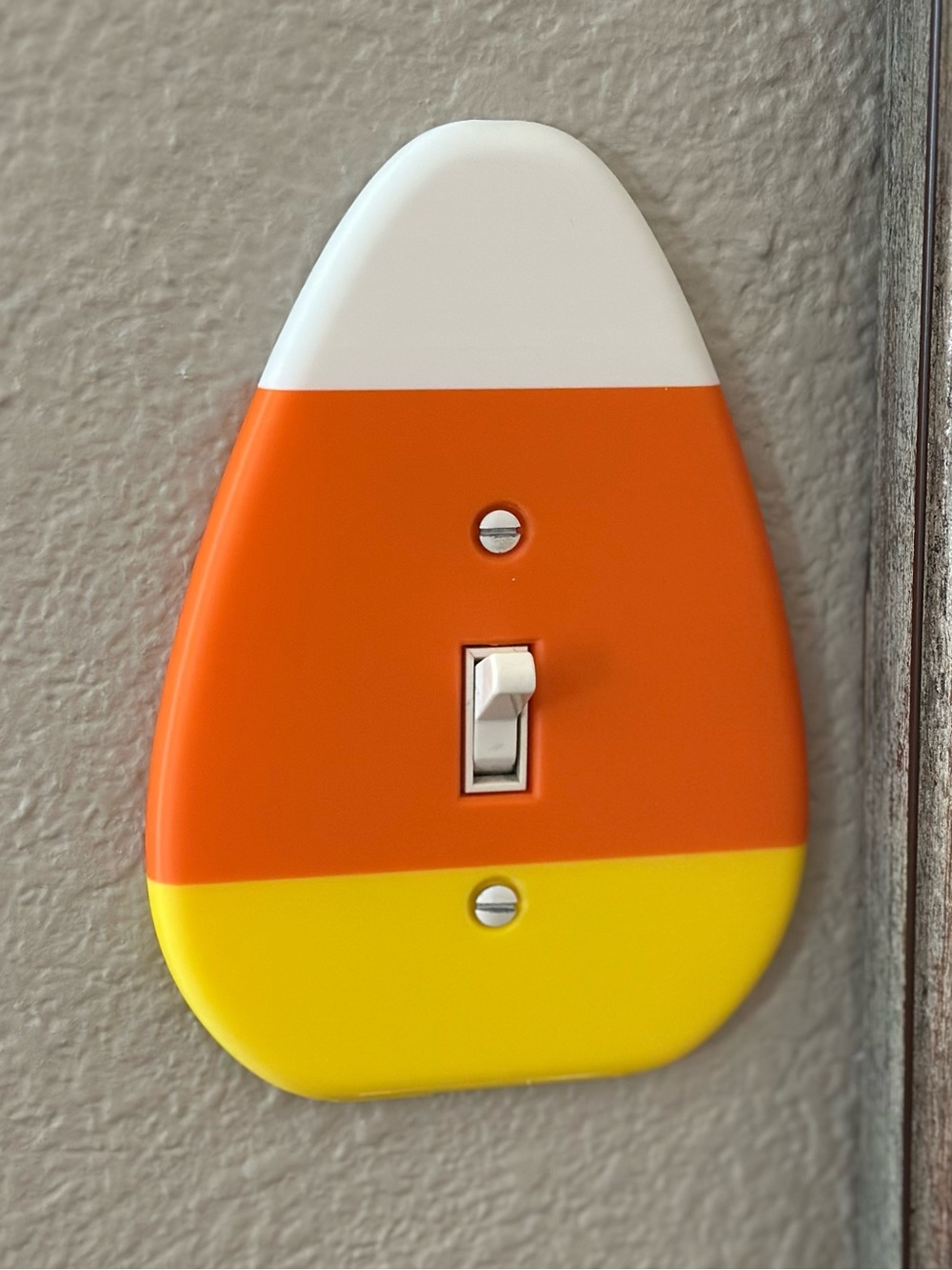 Festive Fall Halloween Thanksgiving Candy Corn Light Switch Plate Cover